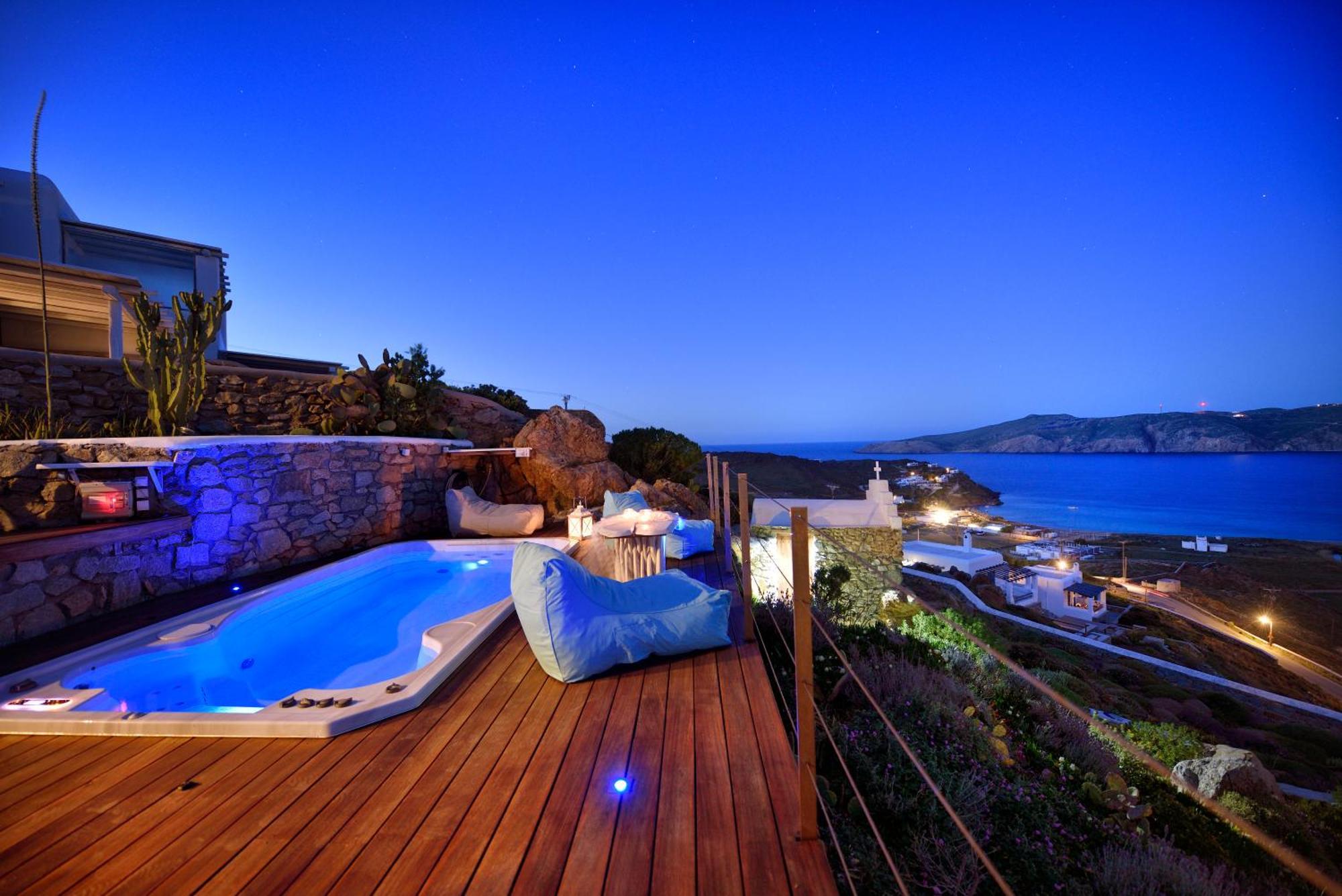 Villa Princess 5 4Bed With Small Tub Panormos Beach Экстерьер фото